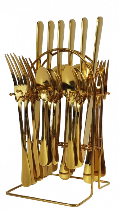 Kitchen Cutlery Gold 24 PCS Set 