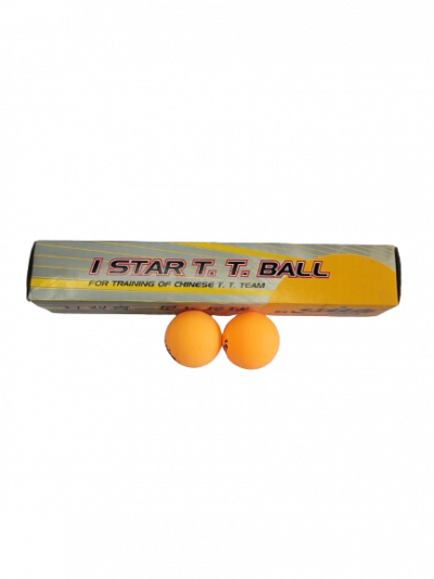 Table Tennis Box of 6 Balls (Orange)