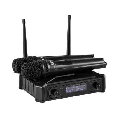  UDFB DUAL HANDHELD WIRELESS MICROPHONES