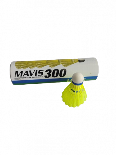 Mavis 300 Badminton Nylon Shuttlecock Pack of 6