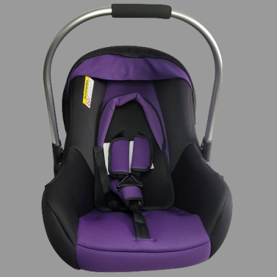 Infant Basket Carry On Car Seat (Metallic Handle)