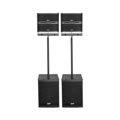 Line Array Speakers With 18 Active Subwoofer 2x 6.5”