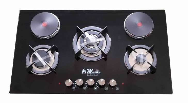 5 Plate Gas & Electric Hob