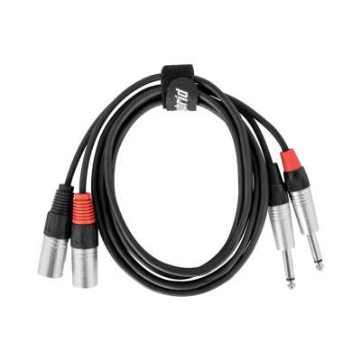 Dual Jack-Dual Xlr 1.8m Cable