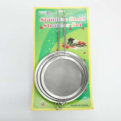 Stainless Steel Mesh Strainer 3 Pcs (2)