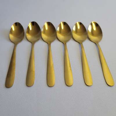 Gold Teaspoons (Set of 6)